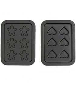 Plaques / Moules de cuisson miniatures - 2 pcs pour Lutin - Rico Design Bois