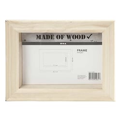 Cadre en bois 3D - 23,2 x 18,2 x 2,5 cm