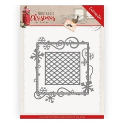 Die matrice de découpe embossage Amy Design Christmas SNOWFLAKE FRAME 10221