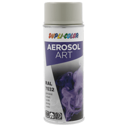 Spray de peinture - Gris - RAL 7032 - Brillant - Tous supports - Aérosol Art