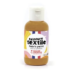 PEINTURE TEXTILE CARAMEL 50ML