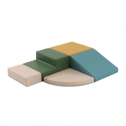 Ensemble blocs couleur vert jaune - IGLU - Beige