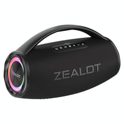 Enceinte Waterproof Bluetooth 80W Portable Avec Lumières RGB Et Son Surround Noir YONIS