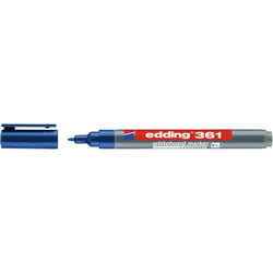 Marqueur tableau blanc EDDING - Bleu - Pointe fine 1 mm - Rechargeable