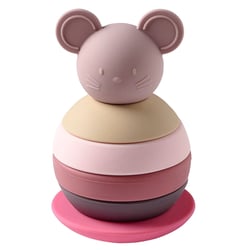 Culbuto empilable souris rose - Nattou