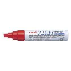 Lot de 6 Marqueurs PAINT Marker PX30 pointe biseautée large 4 - 8,5mm Rouge UNI-BALL