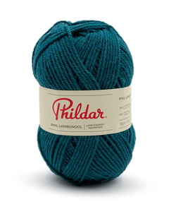 Pelote de laine d'Agneau à tricoter Phil Lambswool - Phildar Vert Canard