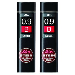 Mine de rechange Pentel - AIN STEIN C279 - 0,9 mm - Dureté B - Lot de 2 étuis de 36 mines