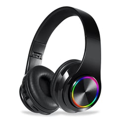Casque Bluetooth Sans Fil V5.0 Haute Qualité Audio 10m Portée 12h Conversation Noir YONIS