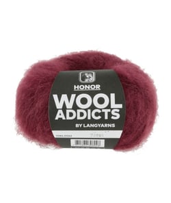 Pelote de Laine et Alpaga à tricoter HONOR - Wool Addicts 0062 rouge