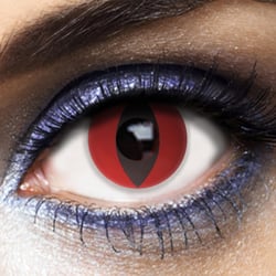 Lentilles fantaisie annuelles - chat, rouge