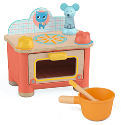 Petite cuisiniere - Minicook chaton - Djeco - Beige