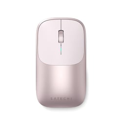 Satechi Souris Sans Fil Double Connexion Rechargeable Modele Slim EX Compacte Rose