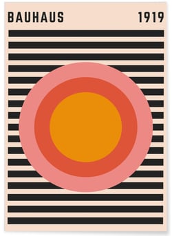 Affiche Bauhaus 12 | A3 : 29,7x42cm