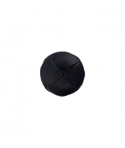 Carte de 2 boutons cuir manteau à queue Noir 23mm - Union Knopf Noir