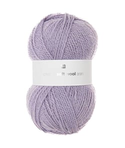Fil de laine à tricoter Creative Soft Wool Aran - 100GR - Rico Design 27 Violet