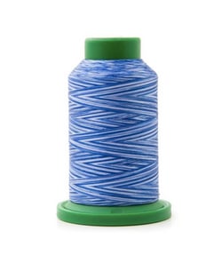 Cône de fil à broder Isacord n°40 Multicolore - 1000m - Amann Mettler 9929 multicolore