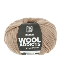 Pelote de laine PROMISE de Wool Addicts - 100gr – Laine Mérinos Extrafine & Polyamide 39 Marron