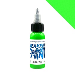 Peinture Textile & Cuir SneakArts - Fluorescente Neon Vert 30mL - Chaussure, vêtement, sac