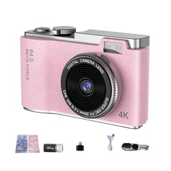 Appareil Photo Numérique 4K Double Objectif Léger Et Portable
