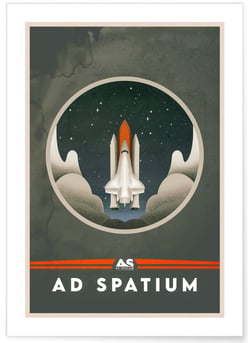 Affiche 'Ad Spatium' | A3 : 29,7x42cm