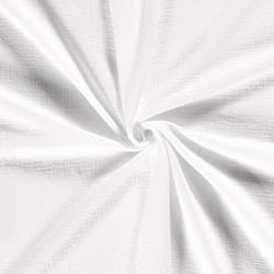 Tissu Double gaze Plumetis uni Blanc pur