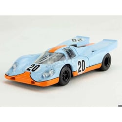 Voiture miniature de collection - NOREV - Porsche 917K Le Mans 1970 - Échelle 1/43 - Monté métal - N°20 Siffert/Redman