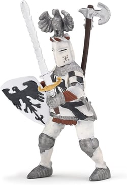 Figurine Chevalier blanc au cimier - Papo