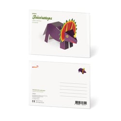 CARTE POSTALE TRICÉRATOPS
