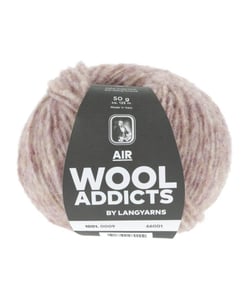 Pelote de Laine à tricoter AIR - Wool Addicts 0009 Rose