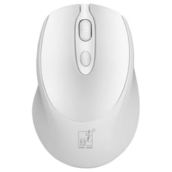 Souris Ergonomique Sans Fil Rechargeable 1600dpi Rose Pour PC Et Tablette Blanc YONIS