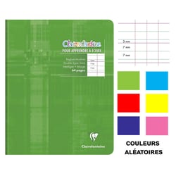 Cahier d'écriture - 17x22(cm) - DL 3 mm - 64 pages - sans spirale - Clairefontaine