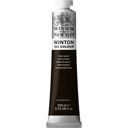 Peinture à l'huile en tube noir d'ivoire 200ml - Winsor & Newton