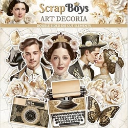Die cuts formes décoratives scrapbooking ScrapBoys 44 pièces ART DECORIA