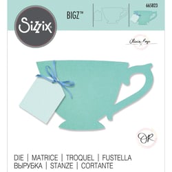 Gabarit de découpe pour machine Sizzix - Tasse à thé Bigz - Métal