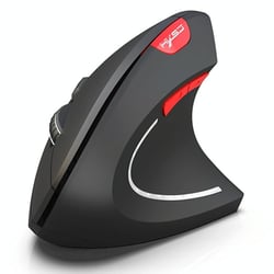 Souris Bluetooth Sans Fil Ergonomique 2400 DPI 6 Boutons Pour PC et Mac Noir YONIS
