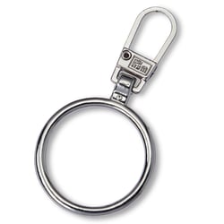 Tirette fashion-zipper anneau métal
