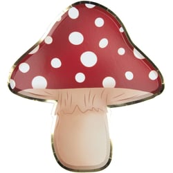 8 Assiettes Champignon