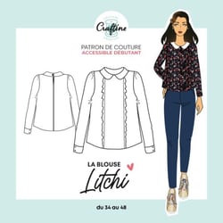 Patron Craftine Blouse Litchi - Format Papier