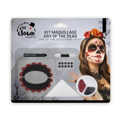 Kit maquillage HW - Day of the Dead - Couleur : rouge, noir, blanc