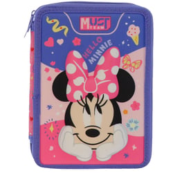Trousse garnie Hello Minnie Besties Must 21 CM - 2 compartiments