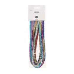 Chenille multicolore brillante 10x 50cm - Rico Design - Bleu