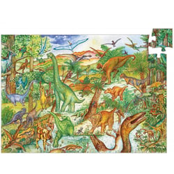 Puzzle d'observation 100 pièces - Dinosaures - Djeco