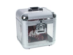 ROADINGER Record case alu 75/25, arrondi, acrylique