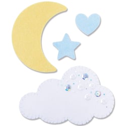 Matrices de découpe - Lune & nuage - 4 Bigz L Dies - Sizzix