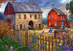 Puzzle 500 pièces - Chuck Pinson - The Bluebirds' Song - Grafika