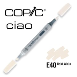 Copic - Marqueur à l'alcool Copic Ciao E40 Brick White