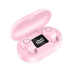 Ecouteurs Bluetooth Sans Fil Rose Qualité HIFI Réduction De Bruit Chargement Rapide Rose YONIS