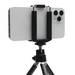 Avizar Support Smartphone Universel Trépieds Clip de Fixation Pas de vis standard Noir
