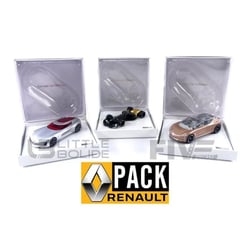 Jouet miniature - NOREV - RENAULT Pack Concept Symbioz / Trezor / RS2027 - 1/43 - Lot de 3 - Adulte